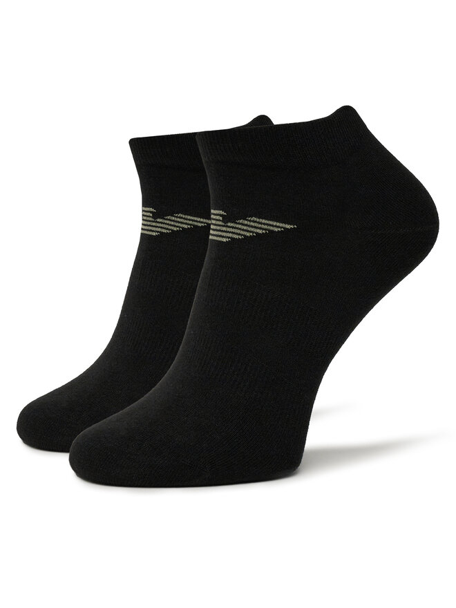 Emporio Armani Набір 3 пар низьких чоловічих шкарпеток Emporio Armani EM000550 AF12271 MC061 Чорний