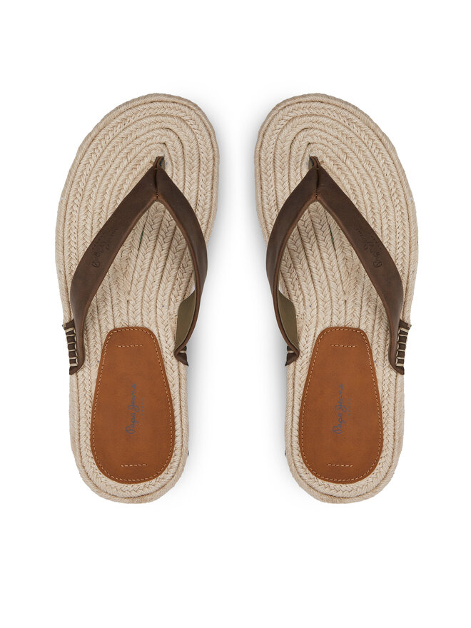 Pepe Jeans Zehentrenner Pepe Jeans Sunset Island PMS90117 Braun