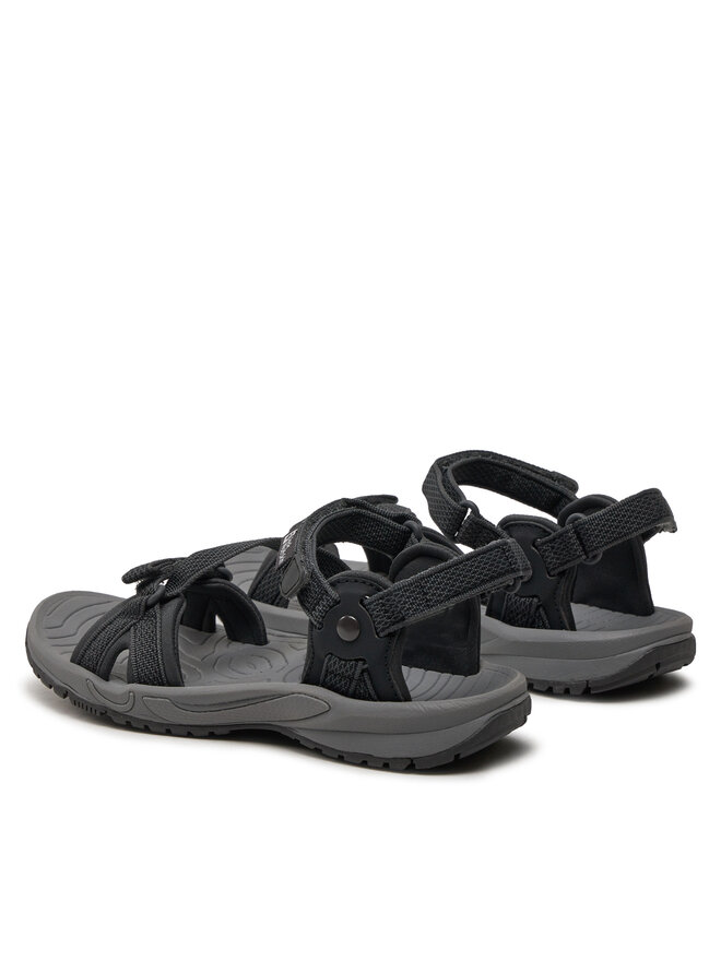 Jack Wolfskin Sandały Jack Wolfskin Lakewood RiderSandal 4019041 Czarny