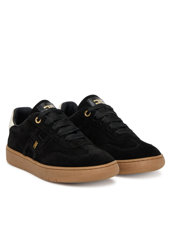 Elisabetta Franchi Αθλητικά Elisabetta Franchi Low Cut Lace Up F4A9-E0340-0071 S Μαύρο