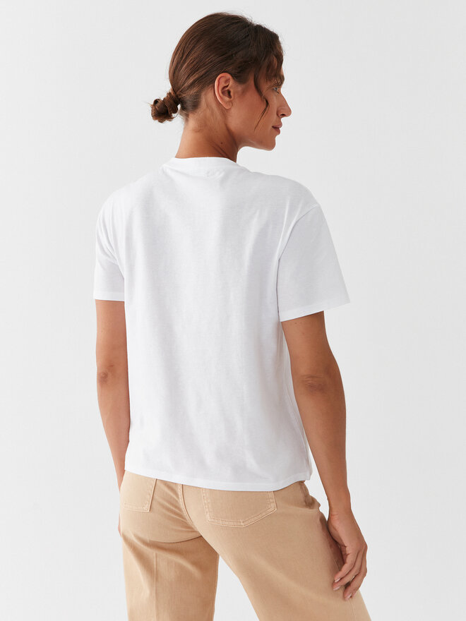 United Colors Of Benetton United Colors Of Benetton Marškinėliai 3096D102O Balta Regular Fit