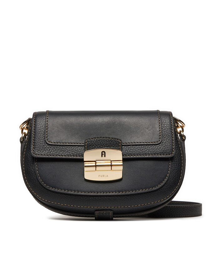 Furla Handtasche Furla Club 2 S Crossbody 26 WB00920-BX0053-O6000-1007 Schwarz