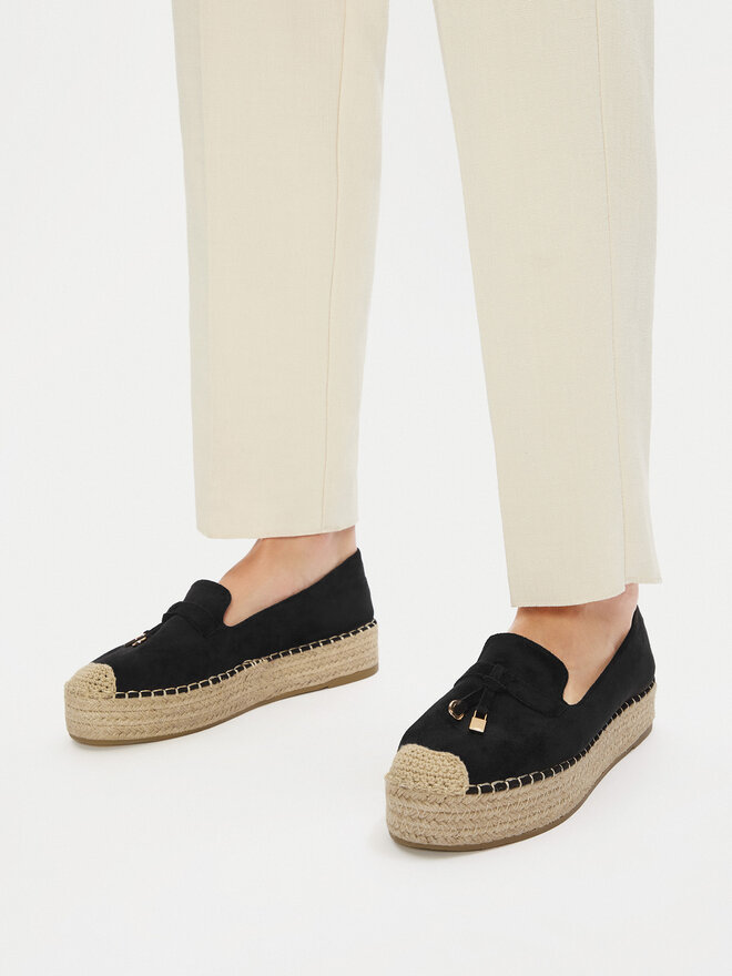 JENNY Espadrile JENNY WSS990-259 Negru