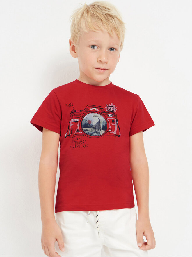 Mayoral Mayoral Camiseta 3003 Rojo Regular Fit