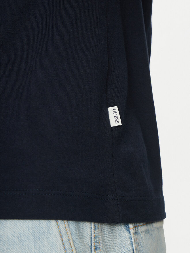 Guess Jeans Guess Jeans Póló M5GI55 K8FQ4 Sötétkék Regular Fit