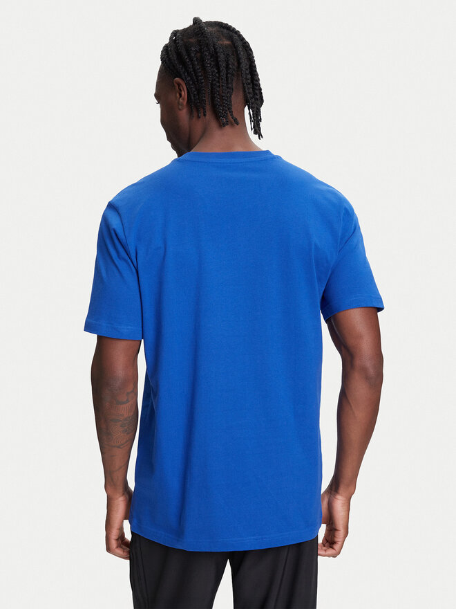 adidas adidas Marškinėliai Pennant Trim Graphic JL9227 Mėlyna Regular Fit