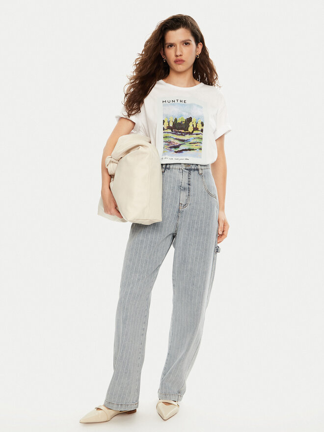 Munthe Munthe Футболка Silane 244110024460 Білий Regular Fit