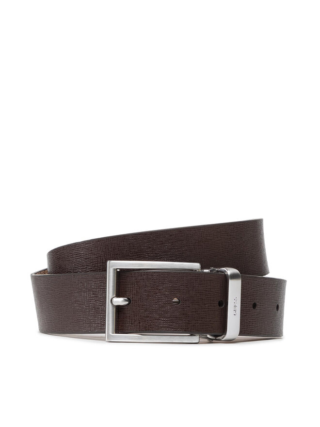Guess Чоловічий ремінь Guess Vezzola Adj & Rev Belt BM7541 LEA35 Коричневий
