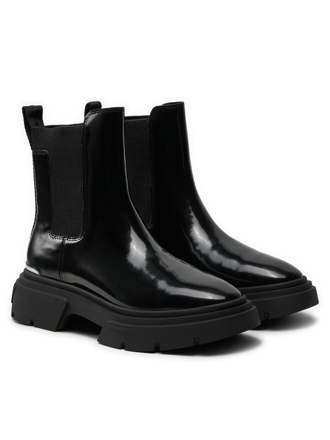 DKNY Kotníková obuv s elastickým prvkem DKNY Fenella K4400981 Černá