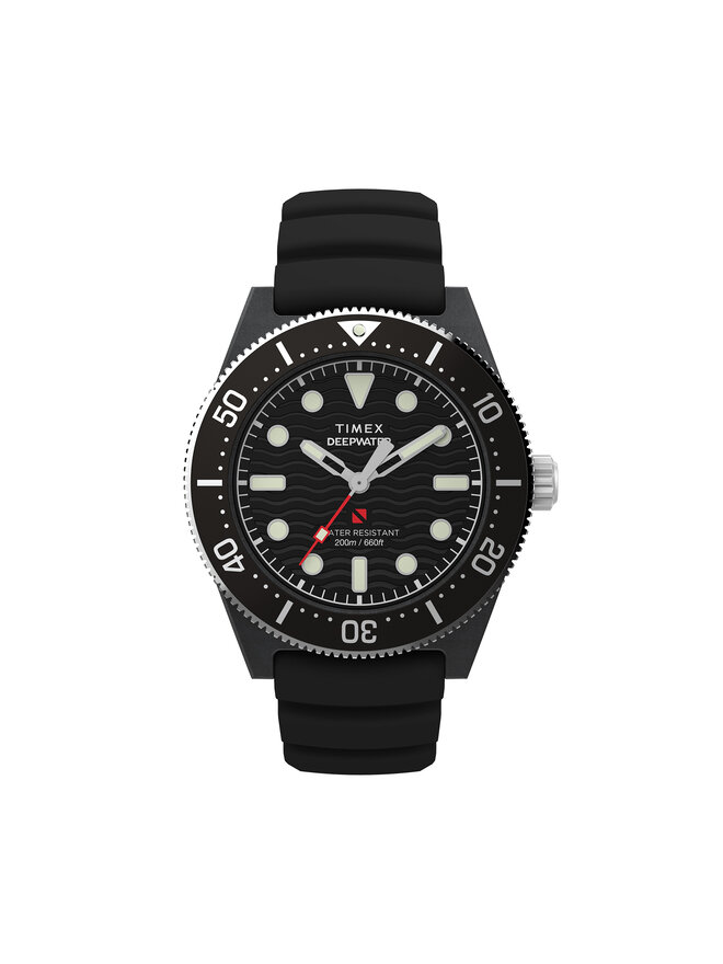 Timex Ρολόι Timex Deepwater Reef 200 XCF TW2Y02200 Μαύρο