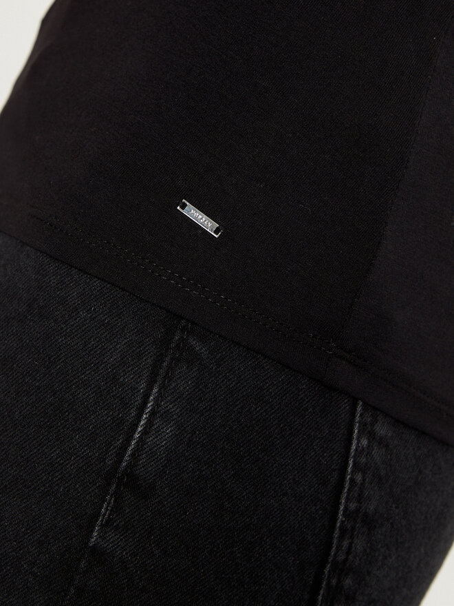 Morgan Morgan Top 242-BARBY Negro Slim Fit