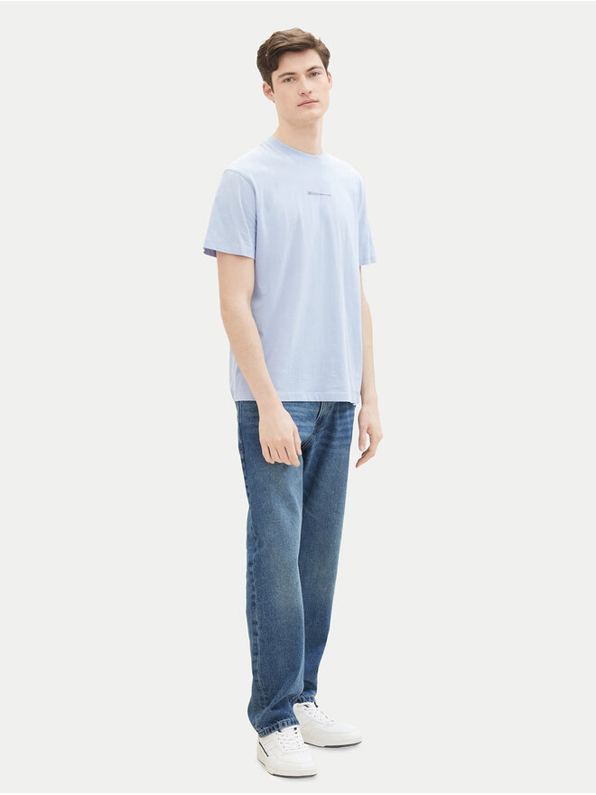 Tom Tailor Denim Tom Tailor Denim Camiseta 1040880 Celeste Relaxed Fit