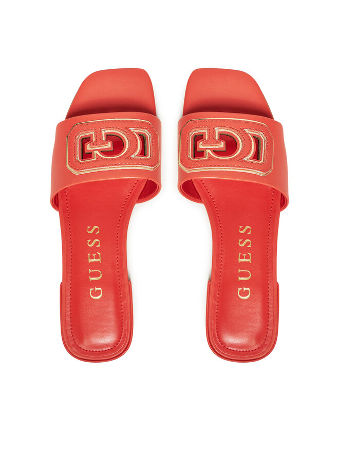 Guess Klapki Guess FLJTAR LEA19 Koralowy
