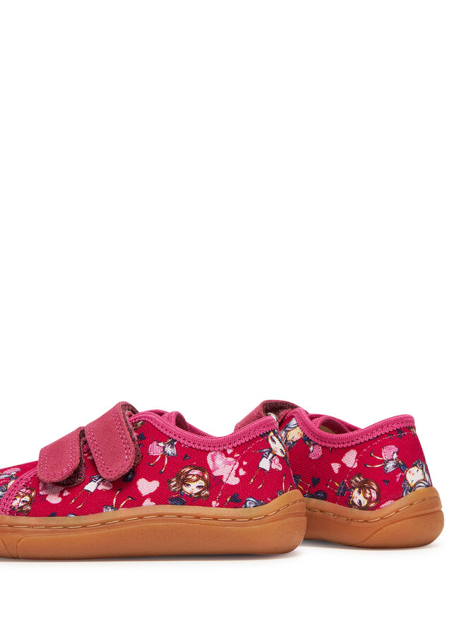 Froddo Bačkory Froddo Barefoot Canvas G1700379-32 M Růžová