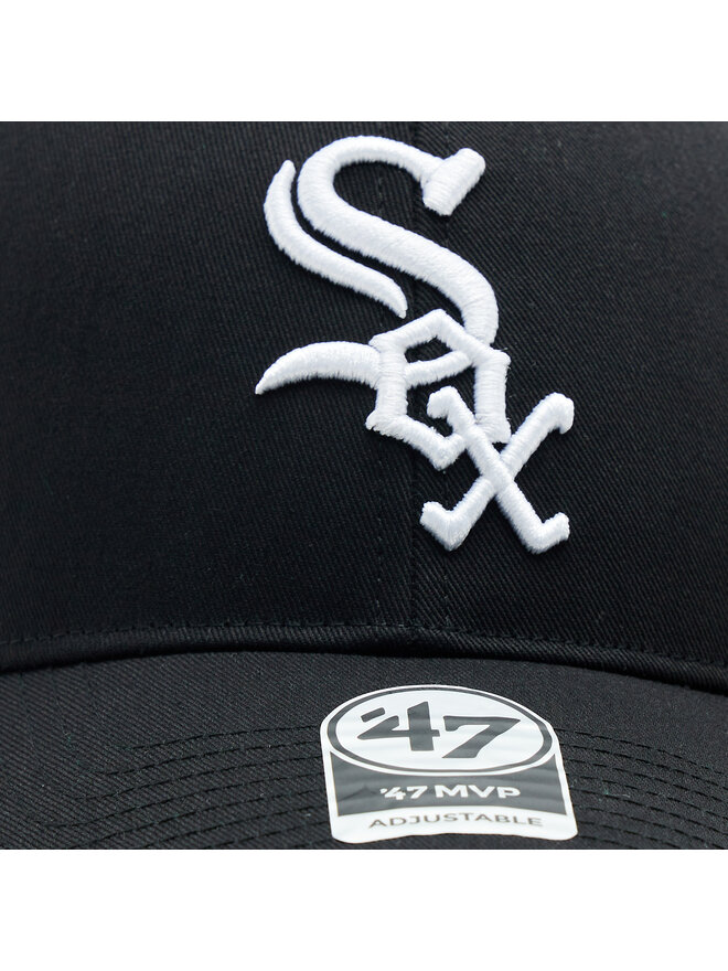 47 Brand Kšiltovka 47 Brand MLB Chicago White Sox Branson '47 MVP B-BRANS06CTP-BK Černá