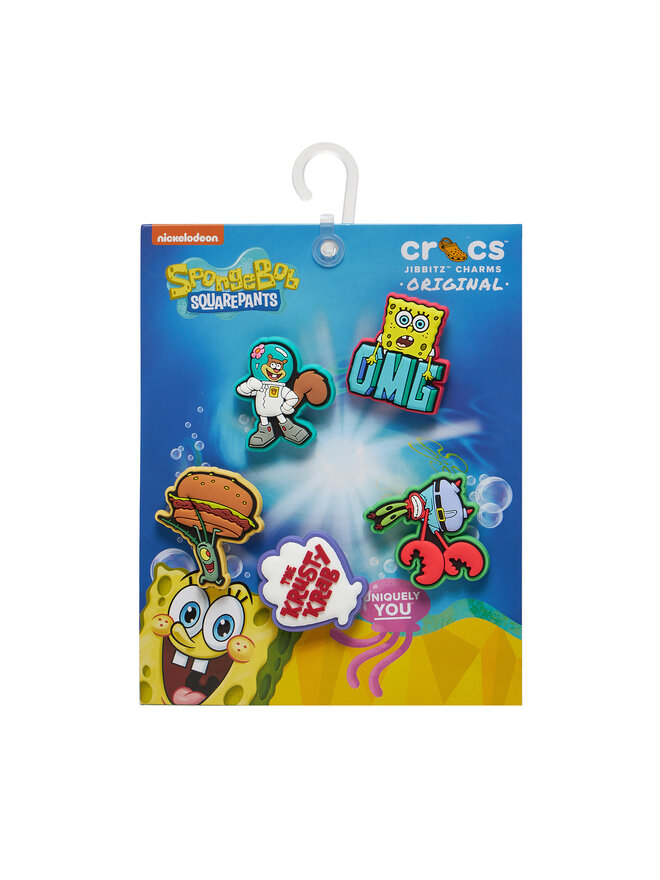 Crocs Decorazione per scarpe Crocs Jibbitz Spongebob 5pck 10010012 Multicolore