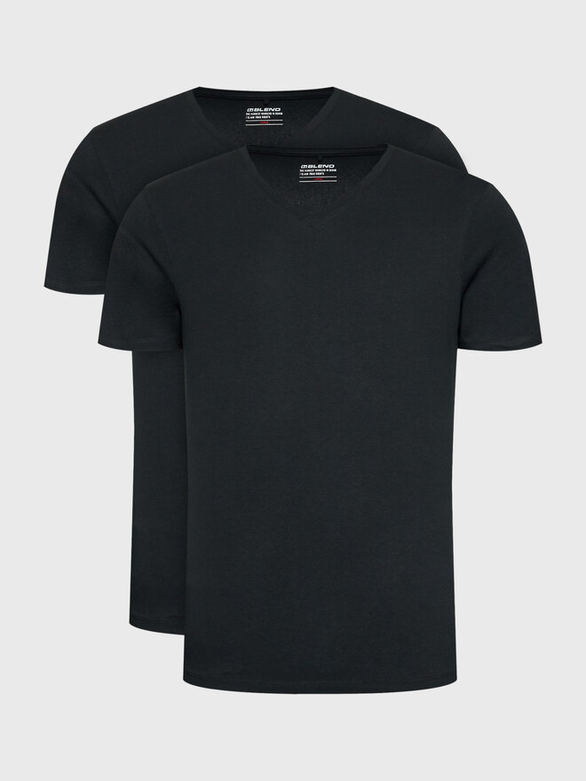 Blend Blend 2 marškinėlių komplektas Dinton 701996 Juoda Slim Fit