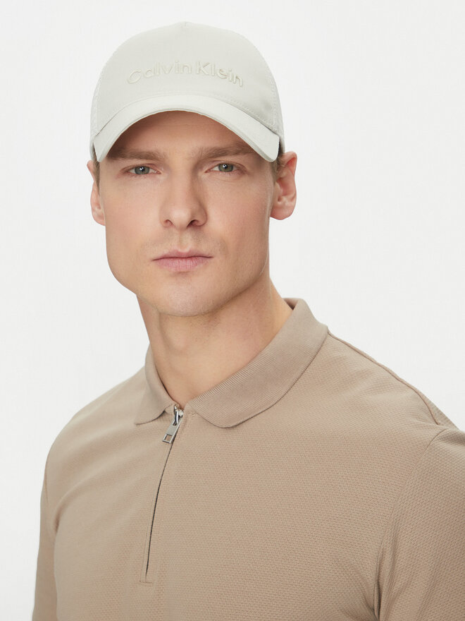 Calvin Klein Czapka z daszkiem Calvin Klein K50K513015 Beżowy