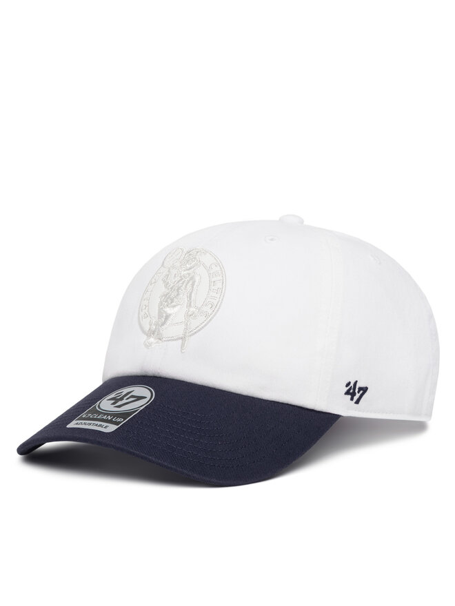 47 Brand Cappellino 47 Brand NBA Boston Celtics '47 x Tommy Hilfiger Courtside '47 Clean Up THCCU172GWL Bianco