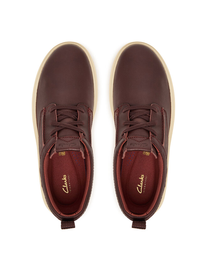 Clarks Туфлі Clarks Polden Lace 26184960 Коричневий