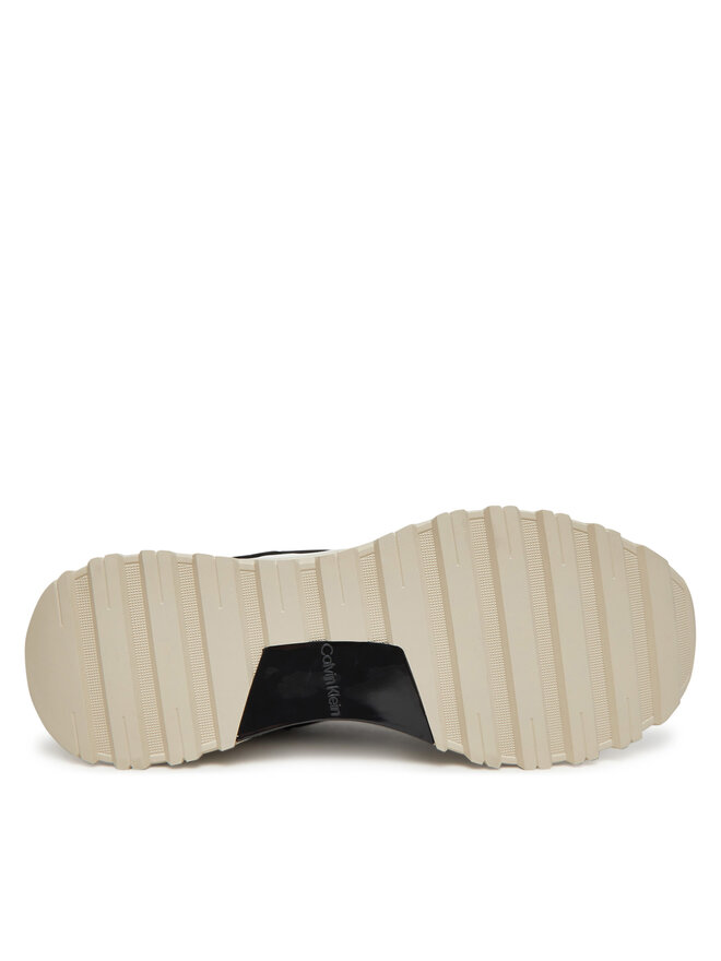 Calvin Klein Αθλητικά Calvin Klein Runner Lace Up Mesh Mix HW0HW02487 Μαύρο
