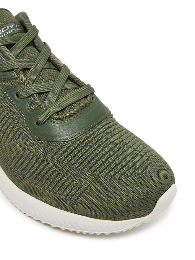 Skechers Sneakersy Skechers Bobs Squad-Tough Talk 32504/DKGR Zielony