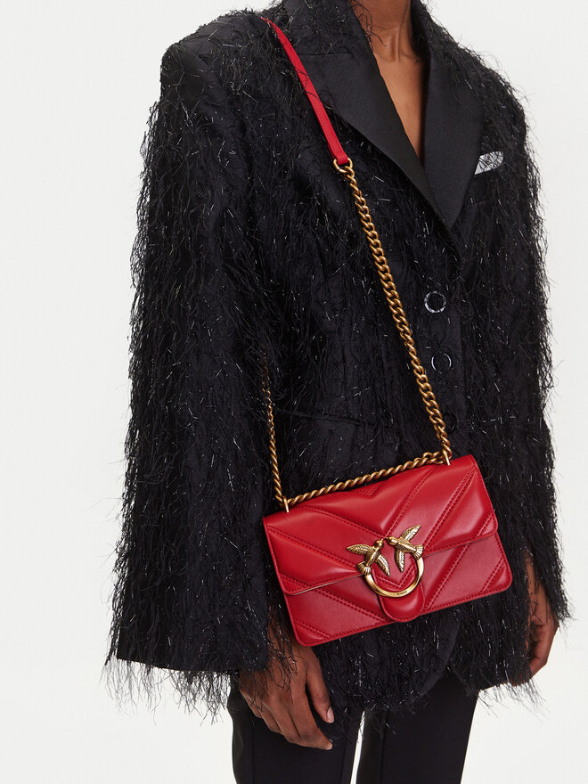 PINKO Handtasche PINKO Love One Mini Light Cl 104550 A26Z Rot