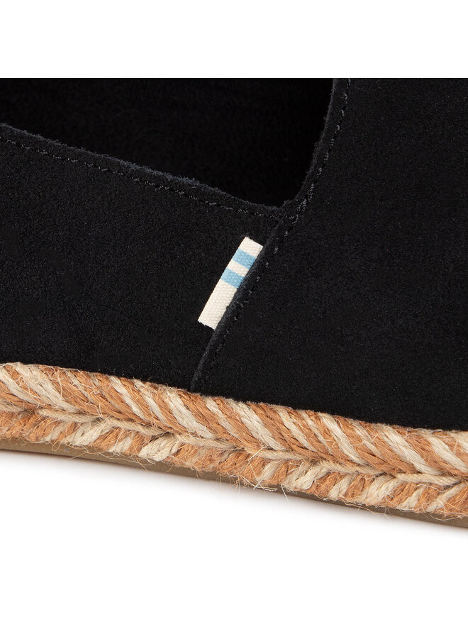 Toms Еспадрильї Toms Pismo 10015015 Чорний