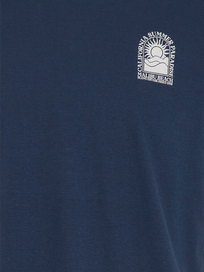 Blend Blend T-shirt 20716481 Tamnoplava Regular Fit