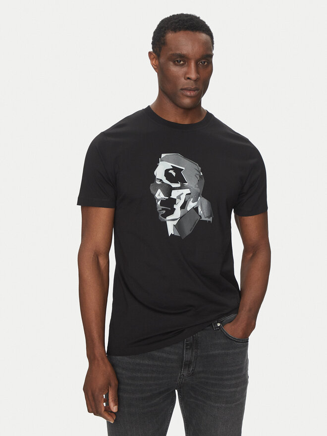 KARL LAGERFELD KARL LAGERFELD Camiseta 755066 552241 Negro Regular Fit