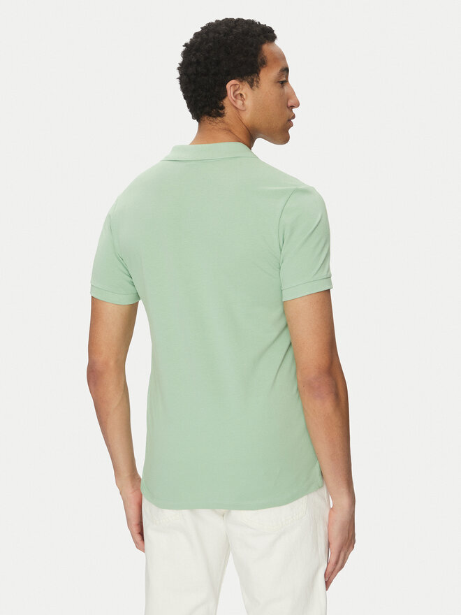 Geox Geox Polo marškinėliai M5511B T3240 F3274 Žalia Regular Fit