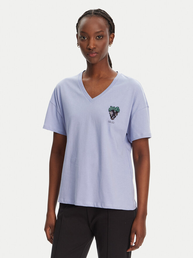 Liu Jo Liu Jo Camiseta WA5366 JS904 Violeta Regular Fit