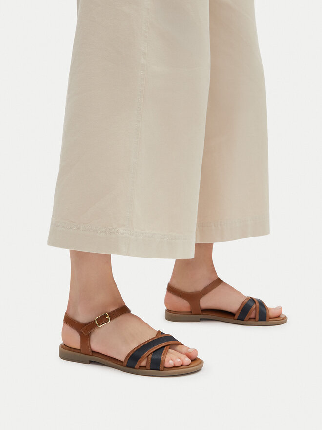 Sandały Lasocki WI16-FOXI-77 Brązowy | eobuwie.com.pl