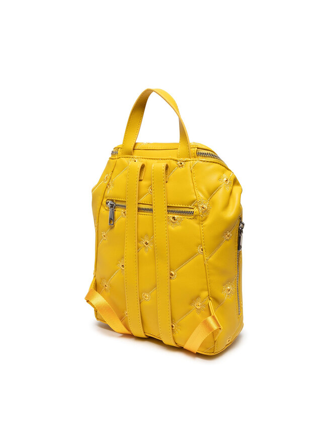 Mochila desigual amarilla best sale