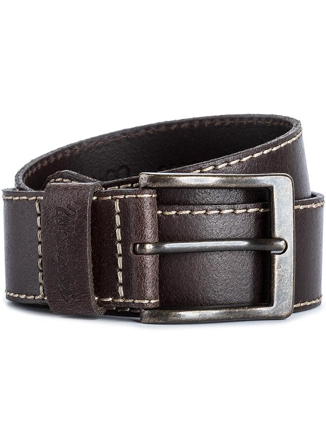 Wrangler Чоловічий ремінь Wrangler Stitched Belt W0081US85 85 112125438 Коричневий