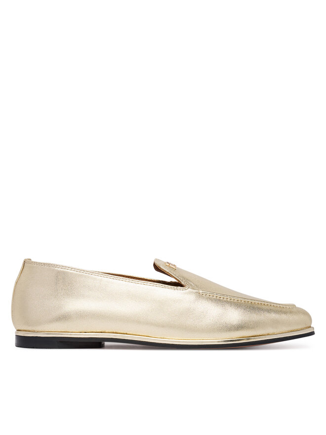 Tommy Hilfiger Slipper Tommy Hilfiger Gold Loafer FW0FW08958 Goldfarben