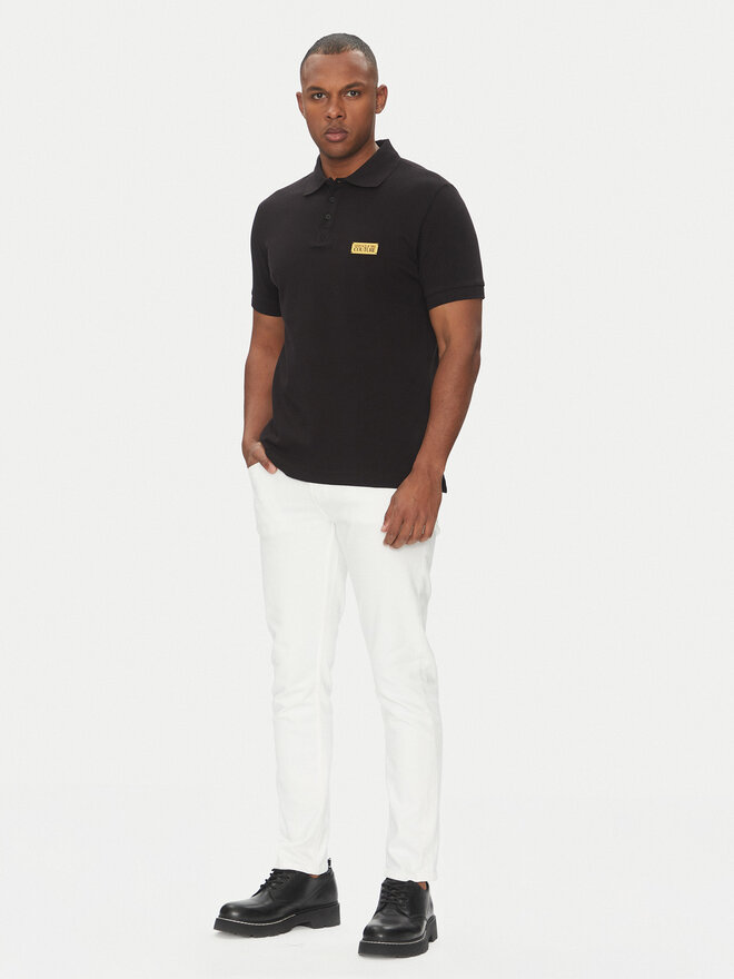 Versace Jeans Couture Versace Jeans Couture Поло 78GAGT08 Чорний Regular Fit