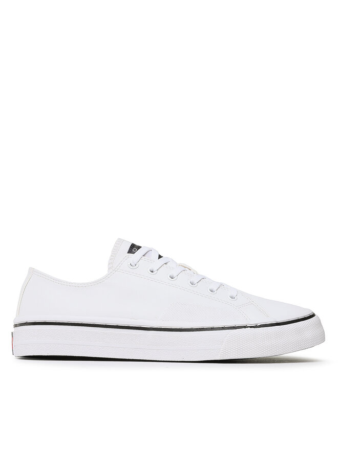Tommy Jeans Tenisky Tommy Jeans Lace Vulc Ess EM0EM01047 Bílá