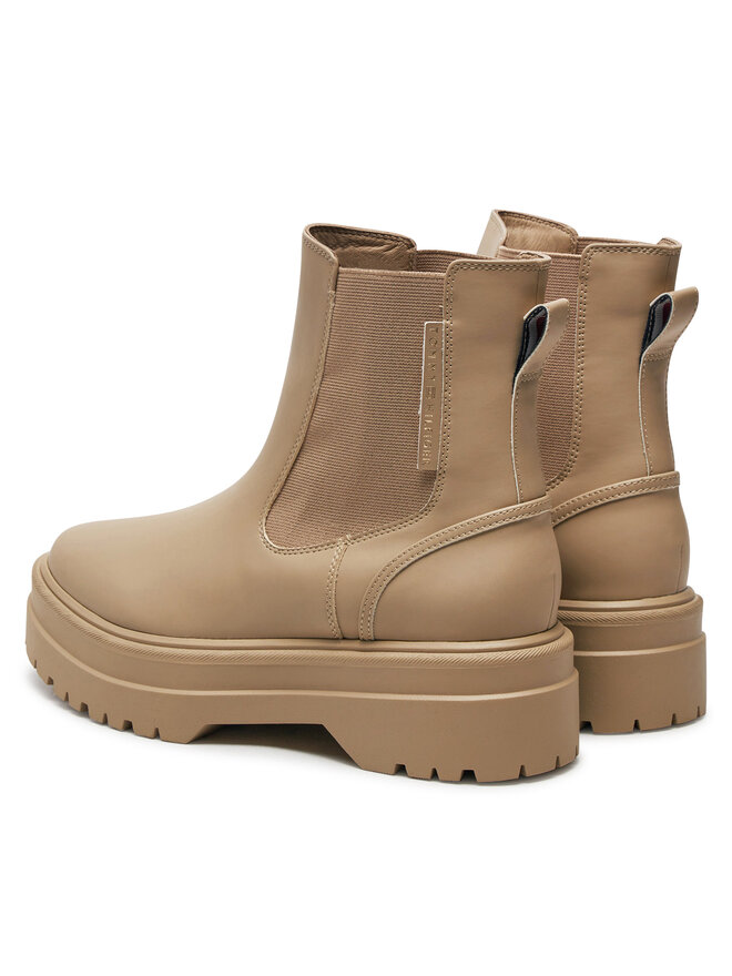Tommy Hilfiger Botines Chelsea Tommy Hilfiger Chelsea FW0FW08162 Beis