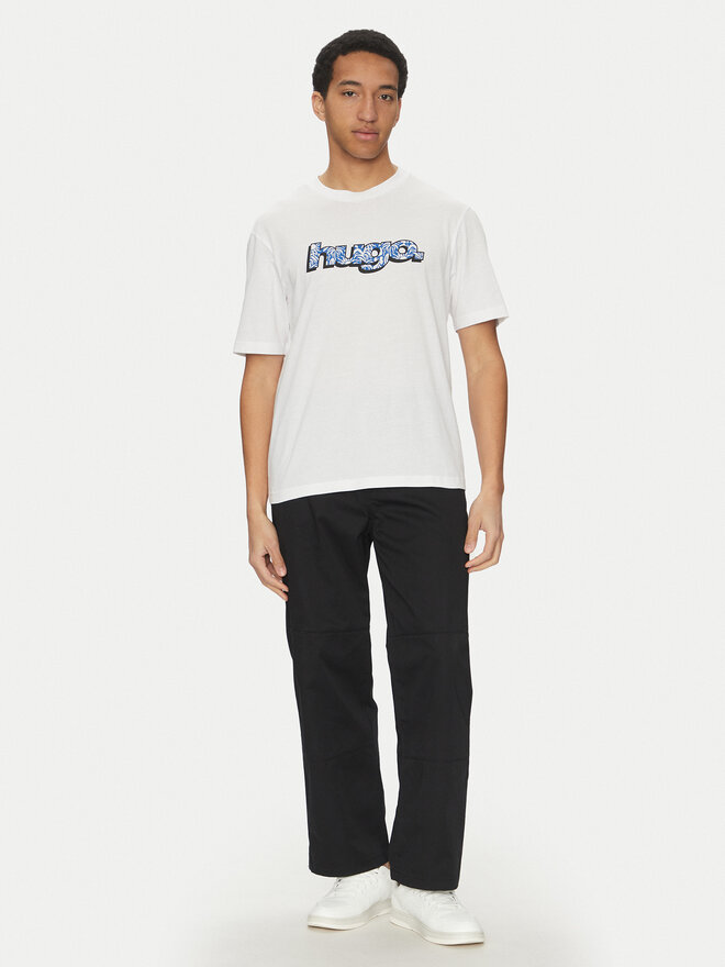 HUGO HUGO Camiseta Nugibol 50542932 Blanco Regular Fit