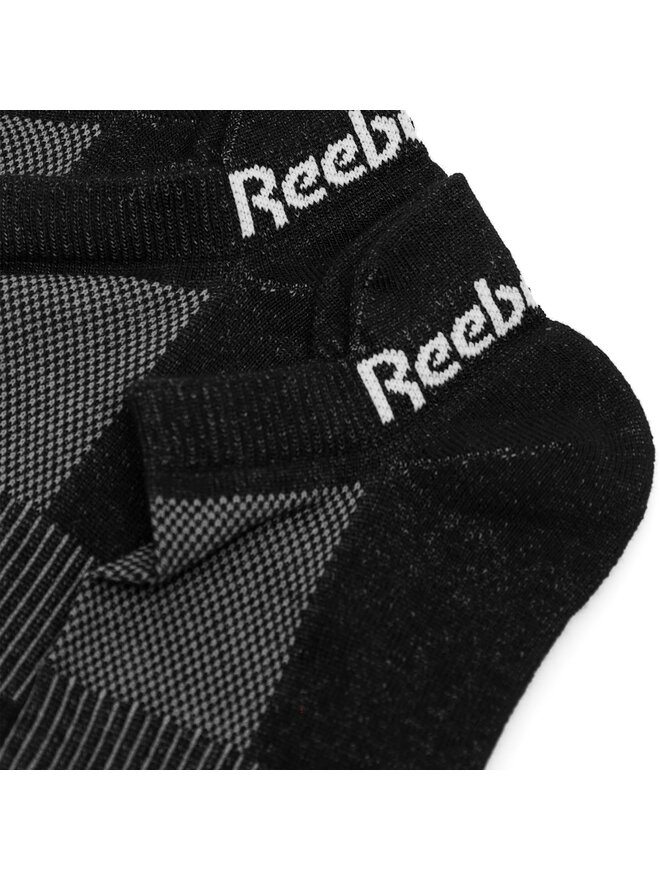 Reebok Sada 3 párů nízkých ponožek unisex Reebok R0356P-SS24 (3-pack) Černá