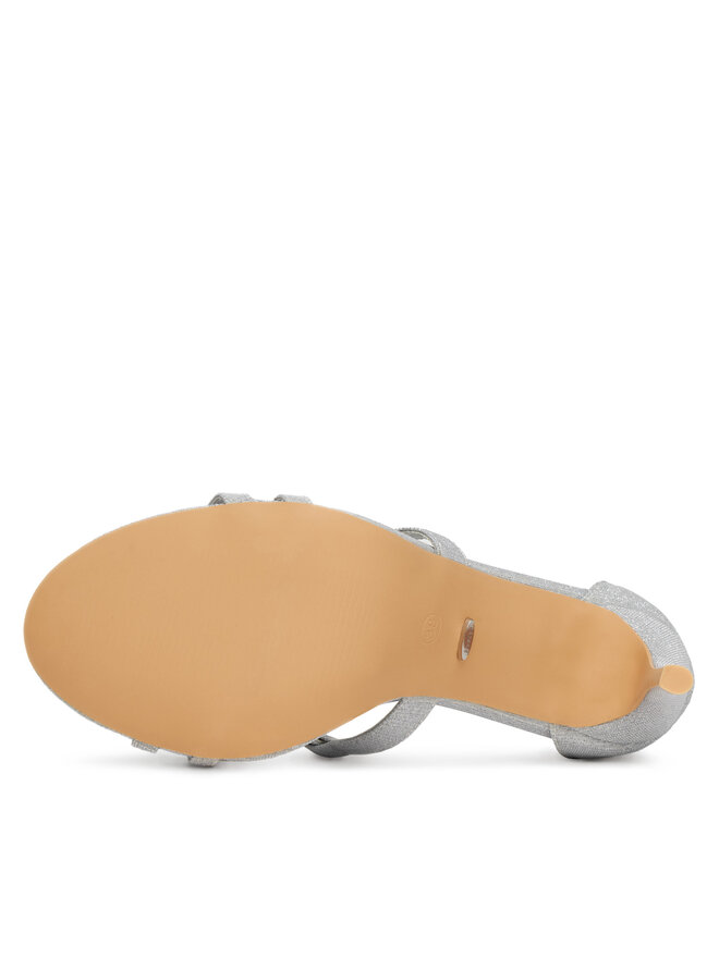 DeeZee Sandały DeeZee F89725-88 Srebrny