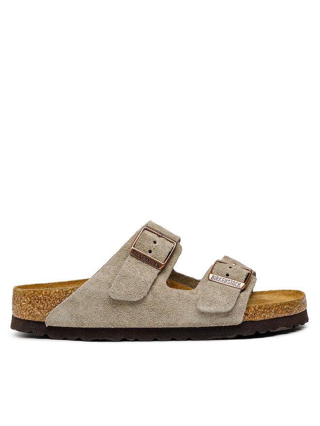 Pantoletten Birkenstock Arizona Bs 0951303 Khakifarben eschuhe