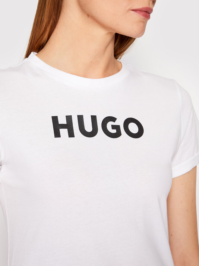 HUGO Hugo T-Shirt 50473813 Weiß Slim Fit