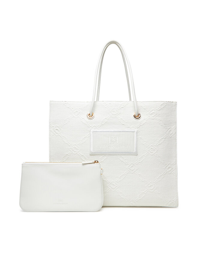 Elisabetta Franchi Geantă Elisabetta Franchi BS-82A-52E2-V440 Alb