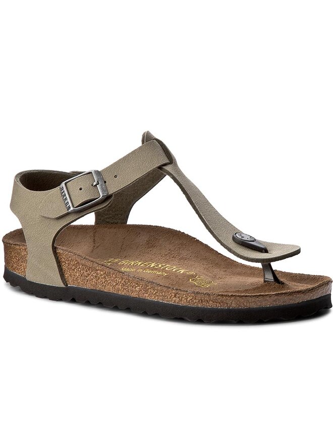 Japonki Birkenstock Kairo 047213 Zielony | eobuwie.com.pl