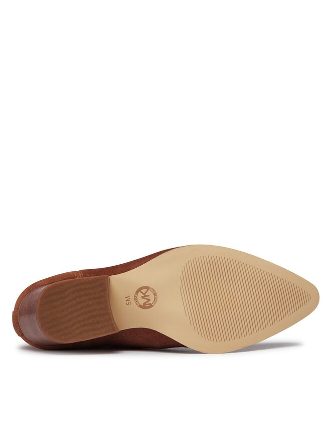 MICHAEL Michael Kors Členková obuv s elastickým prvkom MICHAEL Michael Kors Kinlee Bootie 40F3KNME5S Hnedá