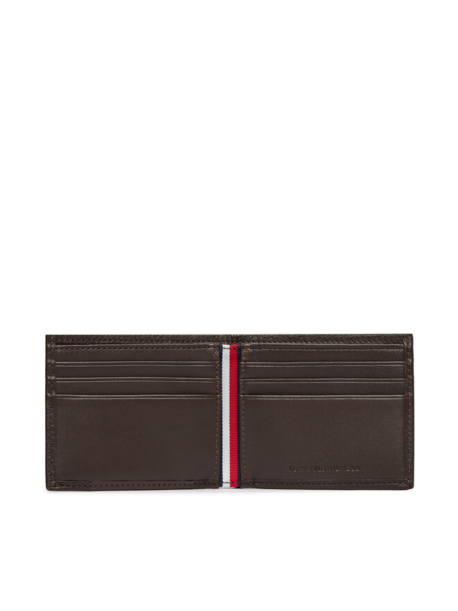 Tommy Hilfiger Geldbörse Tommy Hilfiger Th Corp Mini Cc AM0AM14788 Dunkelbraun