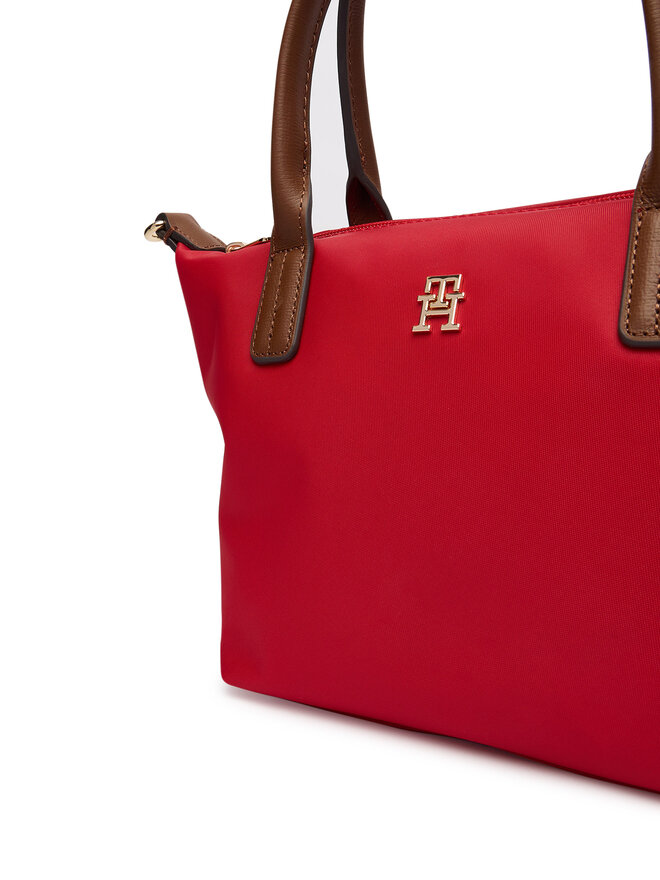 Tommy Hilfiger Handtasche Tommy Hilfiger Popette Mini Tote AW0AW17709 Rot