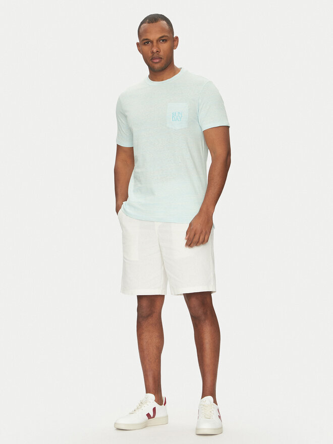 Blend Blend T-shirt 20718299 Zelena Regular Fit